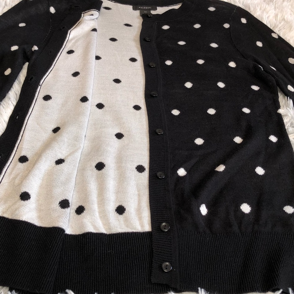 Halogen Crew Neck Button Front Cardigan - image 6